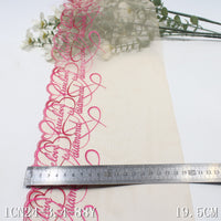 Multi-color unilateral exquisite letter mesh embroidery 19cm curtain sofa cushion lace lace accessories DIY