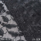 Two-color polyester thread sunflower bilateral embroidery lace, accessories wholesale curtain sofa cushion clothing lace