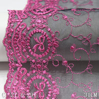 Directly from the manufacturer 2022 new bra lace accessories breathable and comfortable pink mesh embroidery lace