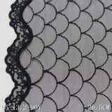 Four-color unilateral silver thread scale pattern embroidery lace, accessories wholesale curtain sofa cushion DIY lace