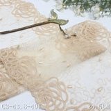 Two-color bilateral classical flower mesh embroidery 24cm curtain sofa cushion lace lace accessories DIY