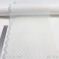 Four-color unilateral silver thread scale pattern embroidery lace, accessories wholesale curtain sofa cushion DIY lace