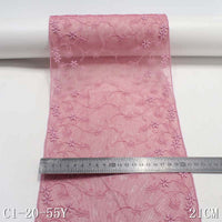 Pink mesh polyester thread small floral exquisite embroidery lace, accessories wholesale curtain sofa cushion lace