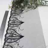 Black unilateral gold silk love flower mesh embroidery, curtain sofa cushion lace lace accessories DIY