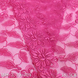 Two-color polyester thread sunflower bilateral embroidery lace, accessories wholesale curtain sofa cushion clothing lace