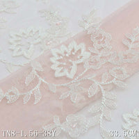 Five-color polyester thread soft bullet flower embroidery lace, accessories wholesale curtain mother lace