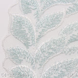 White unilateral antique silver silk leaf mesh embroidery, curtain sofa cushion lace lace accessories DIY