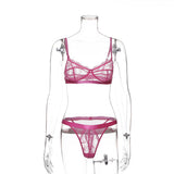 In spring and summer, women&#039;s multicolor perspective lace rim bra sexy suit 7601