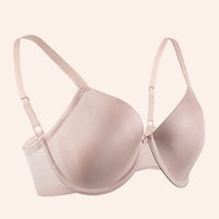 Imitation silk super large cup GHIJ cup glossy large size bra European and American fine brand underwear women's thin style