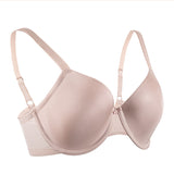 Large bra, glossy thin cup, European and American underwear wholesale, large chest, small band, steel ring bra