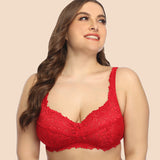 New plus-size bra with no rims, fat MM, ultra-thin European and American lace underwear, women&#039;s bra.