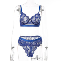 European station fashion foreign trade lace gathered sexy underwear female suit 13328