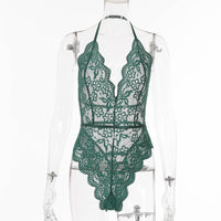 SPRING/SUMMER NEW BODYSUITS SEXY WOMEN'S LACE JUMPSUIT 2908