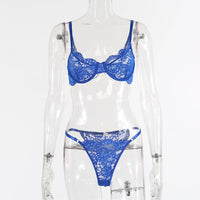 New eBay's popular European and American sexy lingerie set with steel band and lace 12925