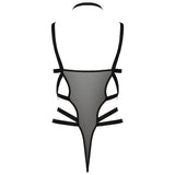 Amazon cross-border new perspective mesh breathable sexy binding three-point sexy underwear bodysuit