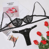 New European and American sheer mesh splicing sex emotional fun set 16575 special price