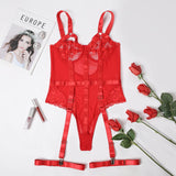 Lace sexy nightclub dress sexy lingerie jumpsuit 19480